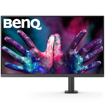 TFT 31.5" BenQ PD3205UA, IPS, 4K UHD, 99% sRGB, HDMI, DP, USB-С, USB-hub, HAS, колонки, темно-сірий