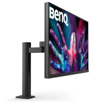 TFT 31.5" BenQ PD3205UA, IPS, 4K UHD, 99% sRGB, HDMI, DP, USB-С, USB-hub, HAS, колонки, темно-сірий