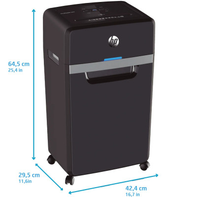 Знищувач документів HP Pro Shredder 24CC, A4, 80g х 24 листів, 4*35, 30 л., P-4