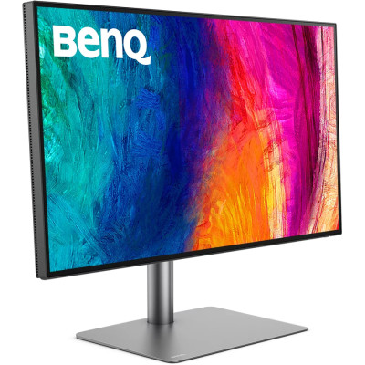 TFT 32" BenQ PD3225U, IPS, 4K, HDMI, DP, USB-C, USB hub, HAS, Pivot, темно-сірий