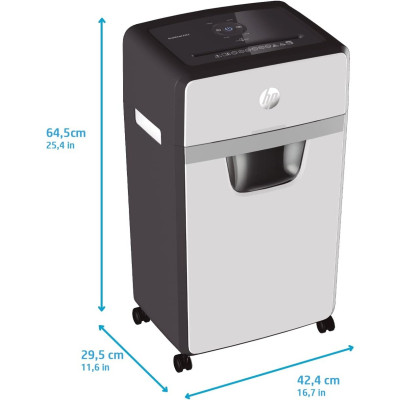 Знищувач документів HP OneShred 24CC, A4, 80g х 24 листів, 4*35, 30 л., P-4