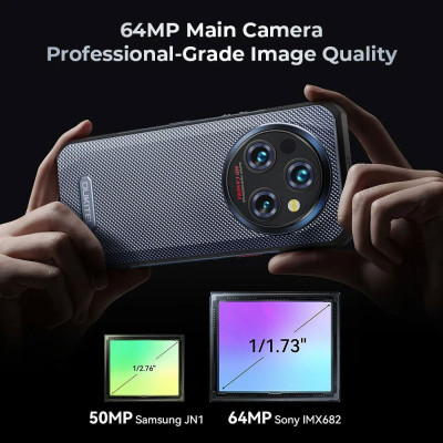 Мобільний телефон OUKITEL WP35 8/256GB Grey (6931940750646)