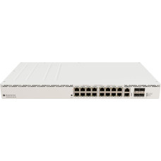 Коммутатор Mikrotik CRS320-8P-8B-4S+RM 17х10/100/1000 Мбит/с, 8x802.3bt PoE-out, 4x10G SFP+, ROS L5,