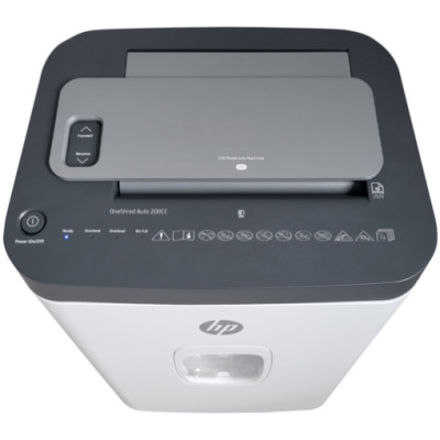 Знищувач документів HP OneShred Auto 200CC, A4, 80g х 13 листів, 4.3*12, 28 л., P-4