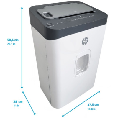 Знищувач документів HP OneShred Auto 200CC, A4, 80g х 13 листів, 4.3*12, 28 л., P-4