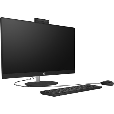 Моноблок 27"HP 27-cr0040ua AiO Ryz5 7520U/16Gb/SSD512Gb/WiFi/Cam/K M/DOS/Jet Black