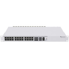 Комутатор Mikrotik CRS326-4C+20G+2Q+RM, 1x10/100, 20x2.5G, 4xCombo 10G Ethernet/SFP+, 2x40G QSFP+,