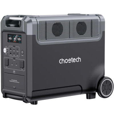 Зарядна станція Choetech BS009 3600Вт (3840Вт/г) AC,LiFePo4,MPPT, UPS, USB-C PD100 Вт Зарядна станція Choetech BS009 3600Вт (3840Вт/г) AC,LiFePo4,MPPT, UPS, USB-C PD100 Вт