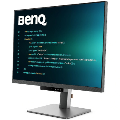 TFT 28.2" BenQ RD280U, IPS, 3840x2560, 3:2, USB-C, HDMI, DP, HAS, Pivot, колонки, металік-сірий