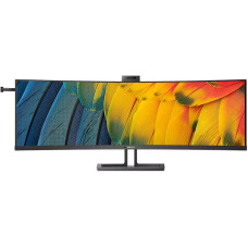 TFT 44,5" Philips 45B1U6900CH, Dual QHD, VA, вигн., 2xHDMI, DP, USB-C, RJ-45, USB-hub, cam, HAS, кол.