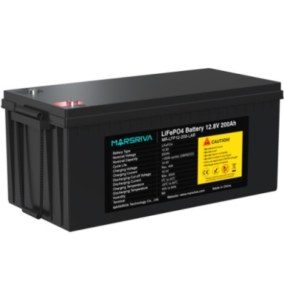 Акумуляторна батарея Marsriva LiFePO4, 12,8V/200Ah