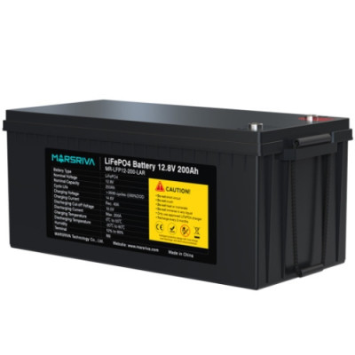 Акумуляторна батарея Marsriva LiFePO4, 12,8V/200Ah