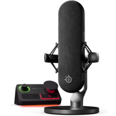 Ігровий стрим мікрофон SteelSeries Alias Pro RGB XLR Stream Mixer 1" Capsule
