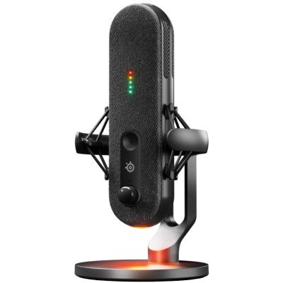 Ігровий стрим мікрофон SteelSeries Alias RGB USB 1" Capsule