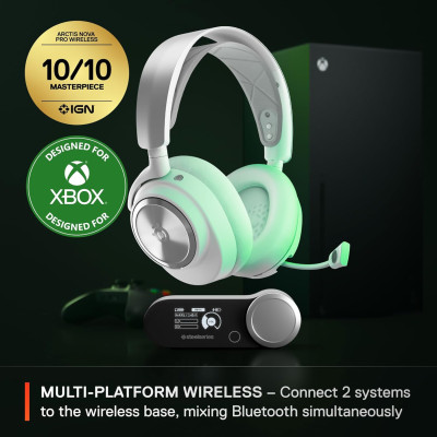Ігрова гарнітура SteelSeries Arctis Nova Wireless X White XBOX/PC/PS/SW/MAC/MOB