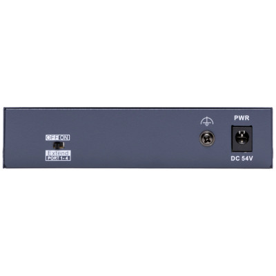 Hikvision DS-3E0105P-E/M(C) POE Коммутатор 4 порта неуправляемый