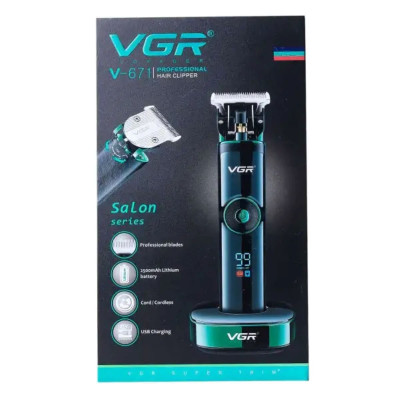 Машинка для стрижки VGR V-671 профессиональная с насадками