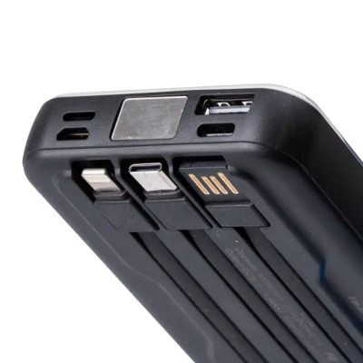 Повербанк з бездротовою зарядкою 10000mah 3 шнури в комплекті X104