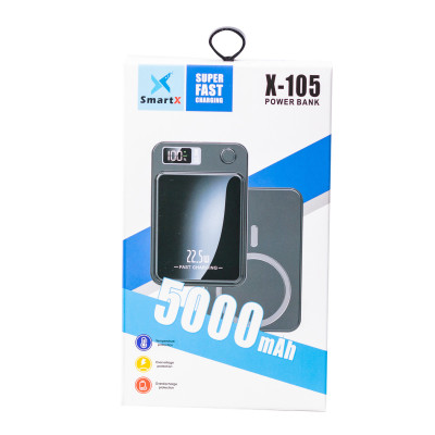 Бездротовий повербанк із швидкою зарядкою на 5000 mah X105