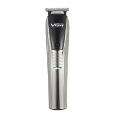 Машинка для стрижки VGR V-029 акумуляторна срібло