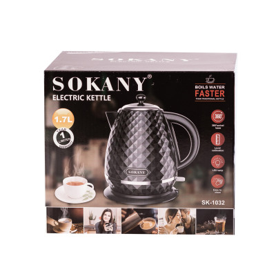 Чайник электрический Sokany SK-1032 1.7 литра 2200 Вт.