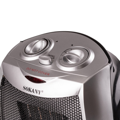 Тепловентилятор Sokany SK1653 с поворотным механизмом 2000W