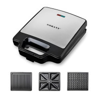 Мультипекарь Sokany SKBBQ852 с насадками 1400 Вт.