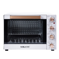 Настільна електродуховка для дому 60 л електропіч Sokany 1700 Вт духовка SK10010