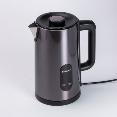 Чайник электрический Sokany SK-09019G 3 литра Серый
