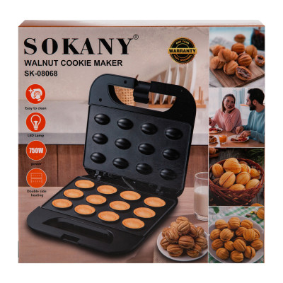 Електрична горішниця Sokany 750 Вт з антипригарним покриттям SK-08068