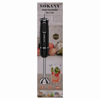 Ручний блендер Sokany 1726 занурювальний 300 Вт.