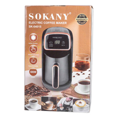 Кавоварка електрична 600 (мл) Sokany SK-04015