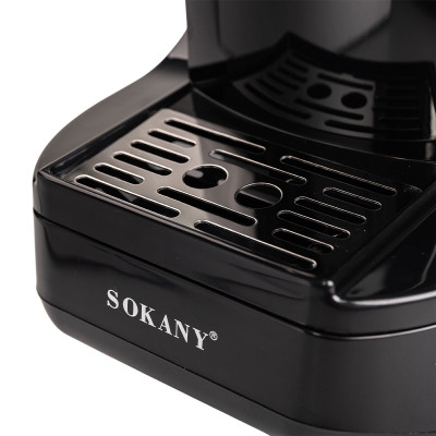 Кавомашина 700 Вт професійна електрична кавоварка Sokany SK-04010