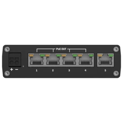 Teltonika TSW101 POE+ для использования в транспорте Коммутатор 5 портов неуправляемый