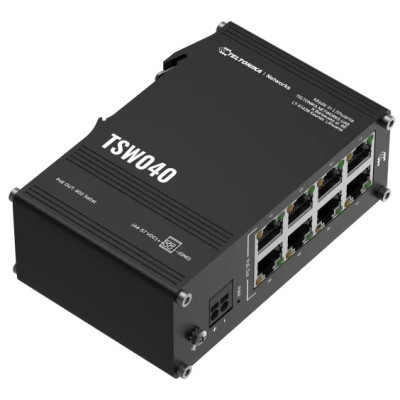 Teltonika TSW040 PoE+ Коммутатор 8 портов неуправляемый