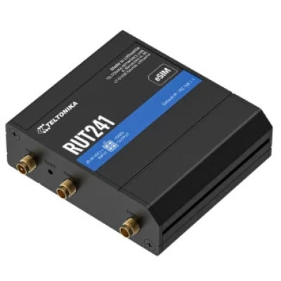 Teltonika RUT241 c 4G LTE, Wi-Fi, eSIM Промисловий стільниковий маршрутизатор