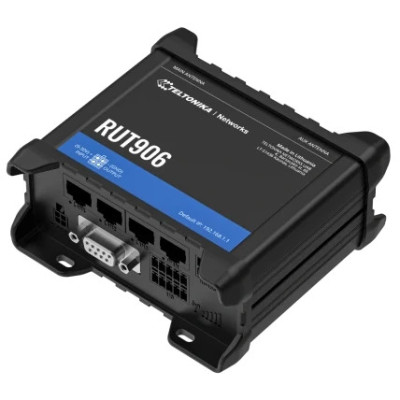 Teltonika RUT906 з 4G LTE, Wi-Fi, RS-232, RS-485 Промисловий стільниковий маршрутизатор