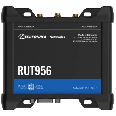 Teltonika RUT956 с 4G LTE, Wi-Fi, RS-232, RS-485 Промышленный сотовый маршрутизатор