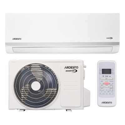 Кондиціонер Ardesto ACM-24ERP-R32-WF-AG-S 70м2 інвертор 24000BTU 7.0кВт A++/A+ -20°С Wi-Fi R32 білий