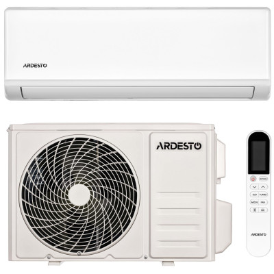 Кондиціонер Ardesto ARD-E24-R32 70м2 on/off 24000BTU 6.45кВт A/A -7°С R32 білий
