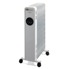 Обогреватель масляный Gorenje, 15м2, 2000Вт, электр. упр-ние, 9 секций, пульт ДУ, белый