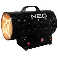 Теплова гармата газова Neo Tools, 30кВт, 300м кв, 1000м куб/год, чорний