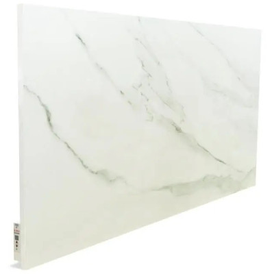 Керамическая панель TEPLOCERAMIC ИК+конвекция, 20м2, 1000Вт, электр. упр-ние, 120 х 60см, терморегулятор, белый мрамор