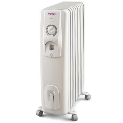 Обігрівач оливний TESY CC 2008 E05 R, 24м2, 2000Вт, мех. упр-ння, 8 секцій, білий