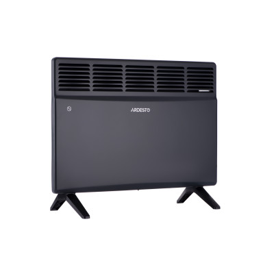 Конвектор електричний ARDESTO CH-1500MCA, 1500 Вт, 15 м2, закритий нагрів. елемент, IP24, мех. керування, антрацит матовий