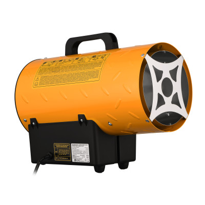 Теплова гармата газова 2E PowerHeat G15, 15кВт, 150м кв, 420м куб/год, IPX4, жовтий