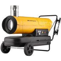 Тепловая пушка дизель/керосин 2E PowerHeat D30i, косвенного нагрева, 30кВт, 400м кв, 780м куб/ч, колеса, IPX4, желтый