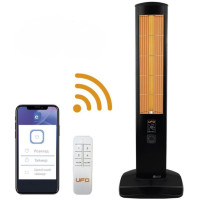 Інфрачервоний обігрівач UFO Erciyus Smart 2300 2.3 кВт, до 28 м2, колонного типу, IP24, мех. керування, пульт ДК, Wi-Fi
