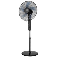 Вентилятор підлоговий Neo Tools NT02 професійний, 40см, 45Вт, опора кругла, двигун мідь 100%, пульт, чорний