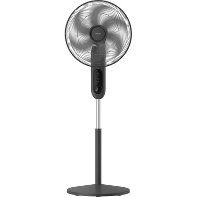 Вентилятор Philips напольный Series 1001, 45см, 47Вт, пульт ДУ, опора круглая, ароматерапия, черный